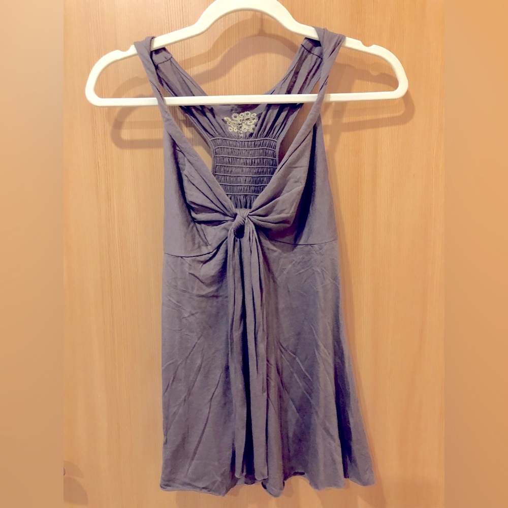 Free People taupe tank